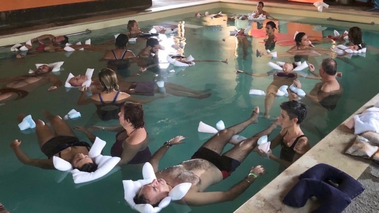 Meditazione in acqua calda